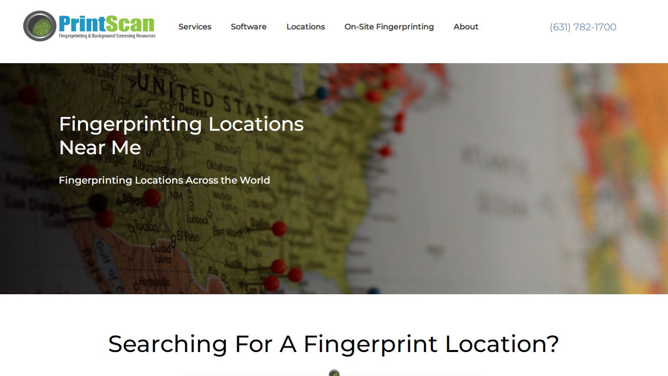 Fingerprinting Locations | Book Fingerprinting Appointment - PrintScan
